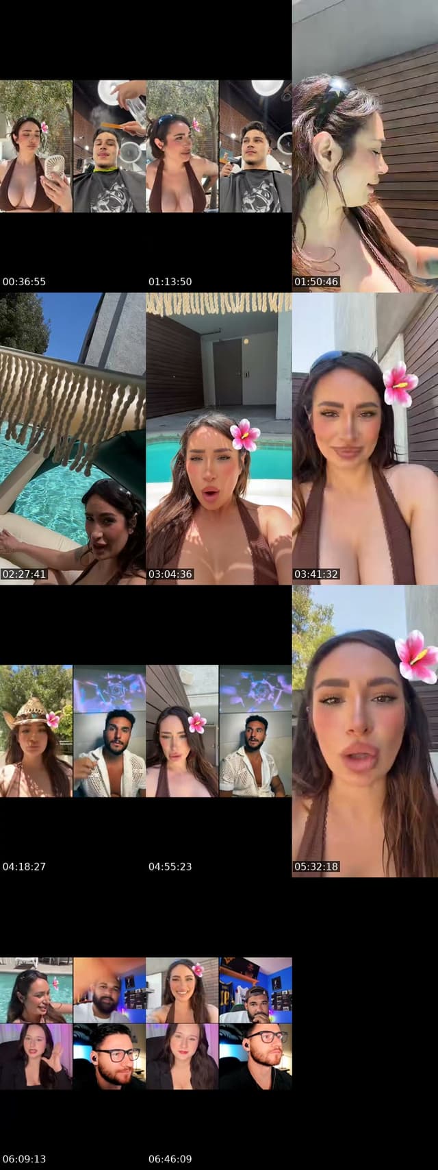 TikTok live: pool day ☀️💦🔫 by @eleneanickola