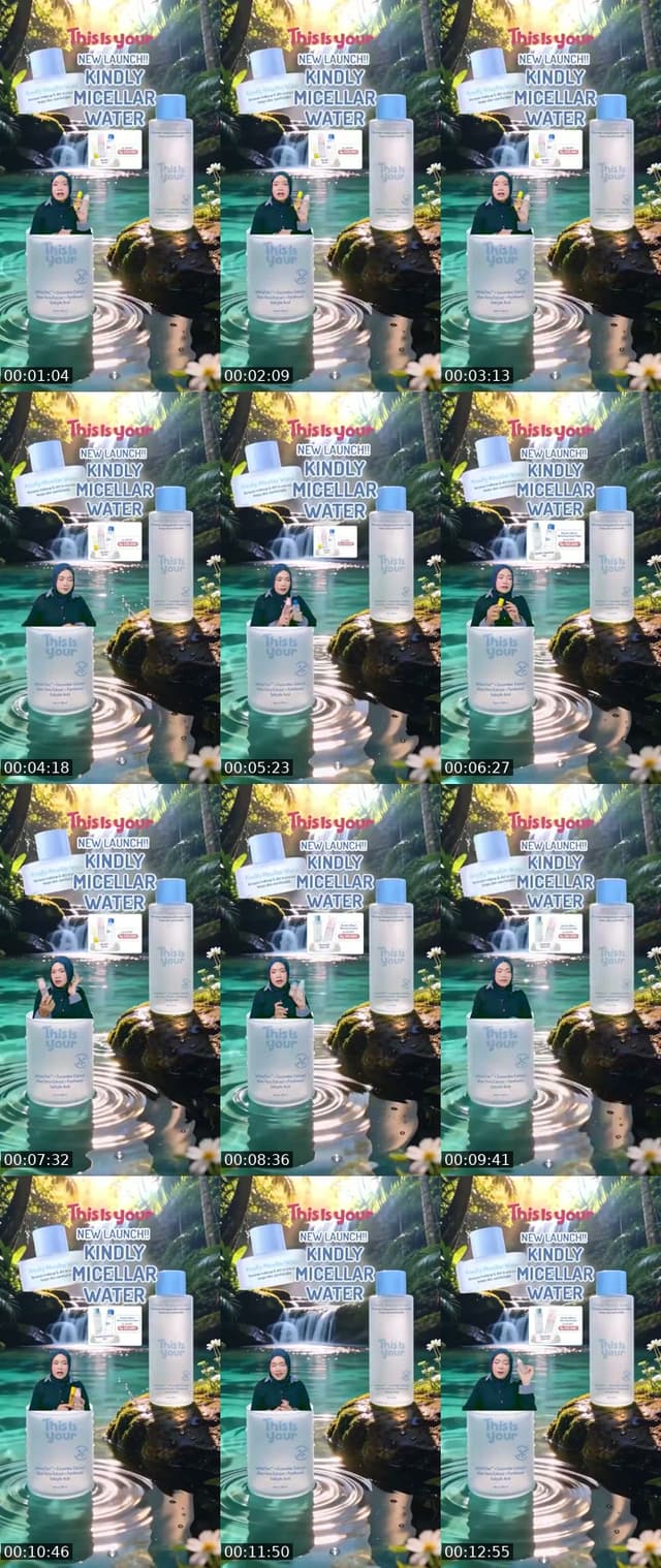 Indonesia TikTok live: SPECIAL LAUNCH MICELLAR WATER! by @thisisyour.id