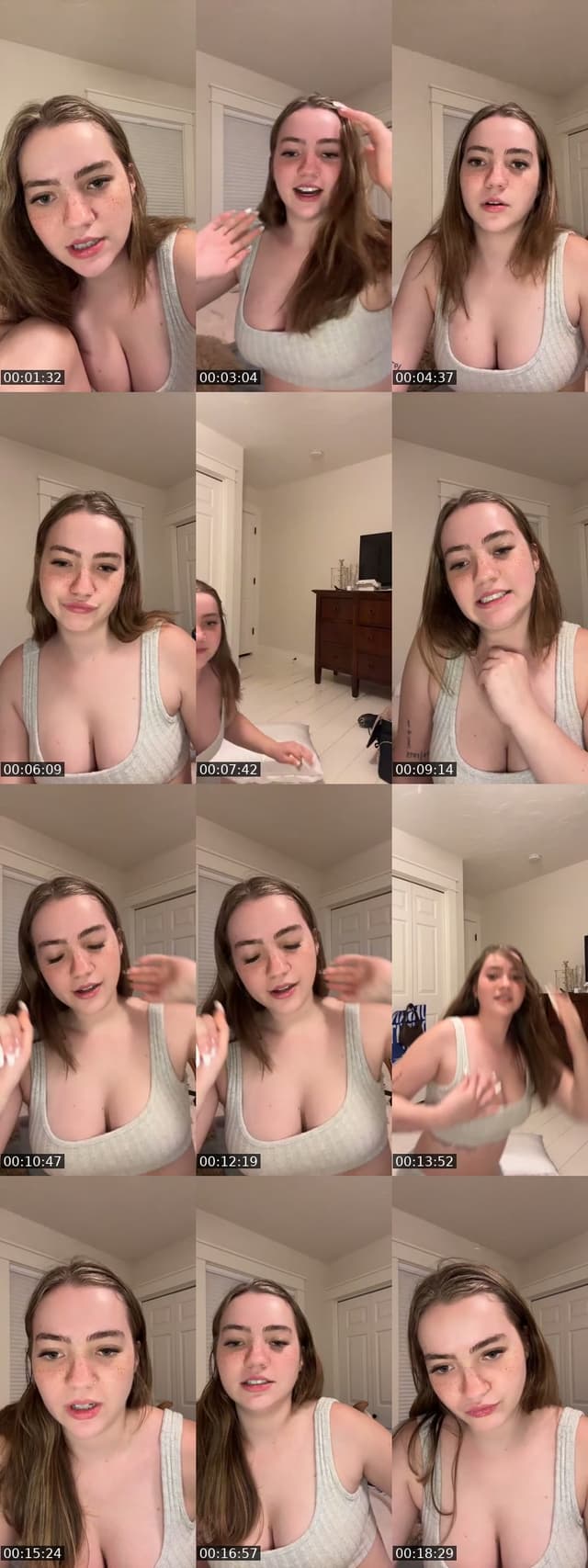 TikTok live: GRWM for bed by @serena_remley