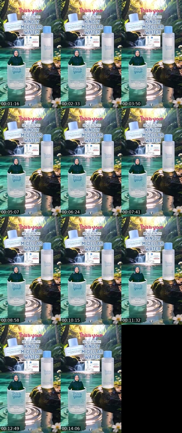 Indonesia TikTok live: SPECIAL LAUNCH MICELLAR WATER! by @thisisyour.id