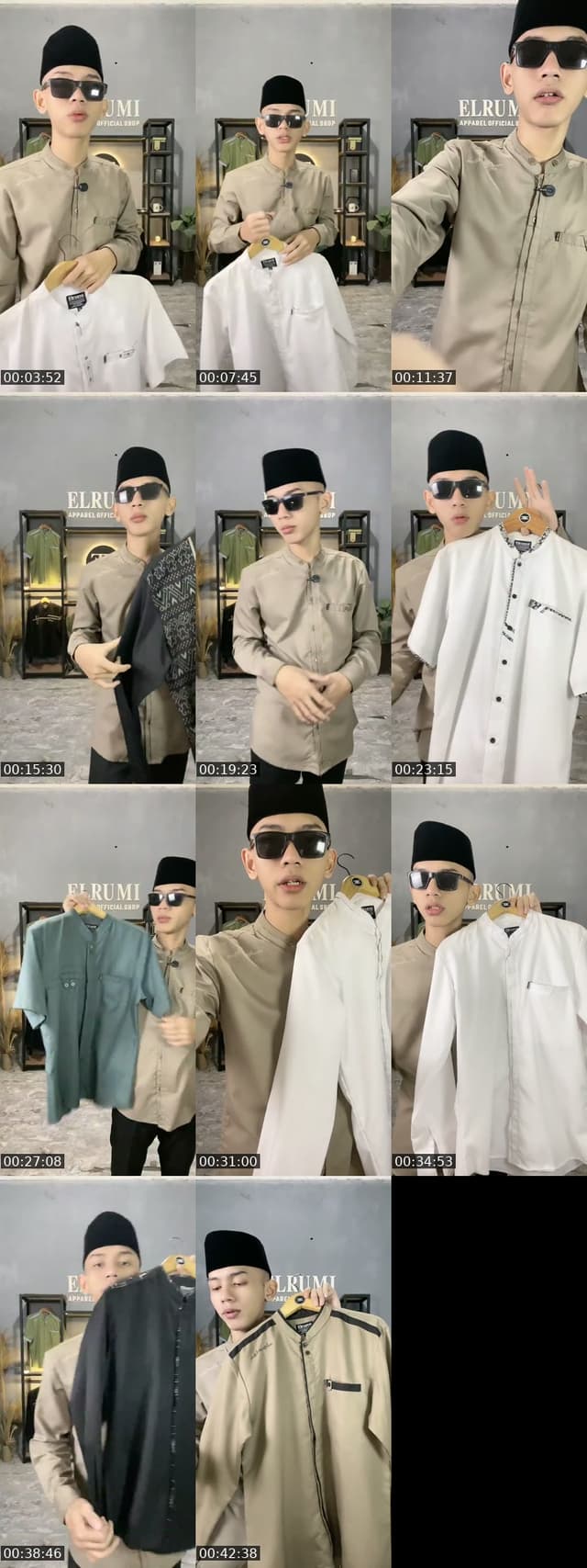 TikTok live: Promo baju koko pria by @elrumi_apparel_official