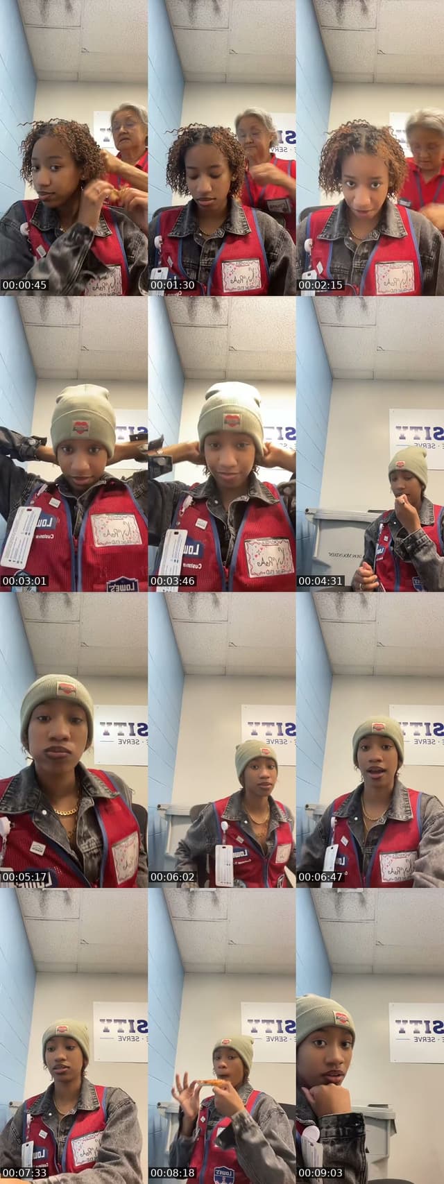 at workkkk - @kyraaaloverrs