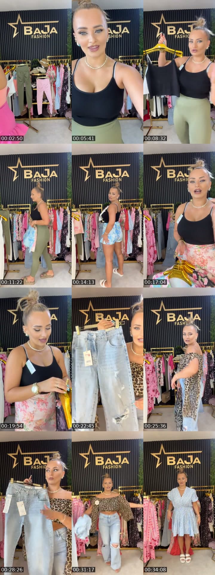 @bajafashionshop TikTok live stream