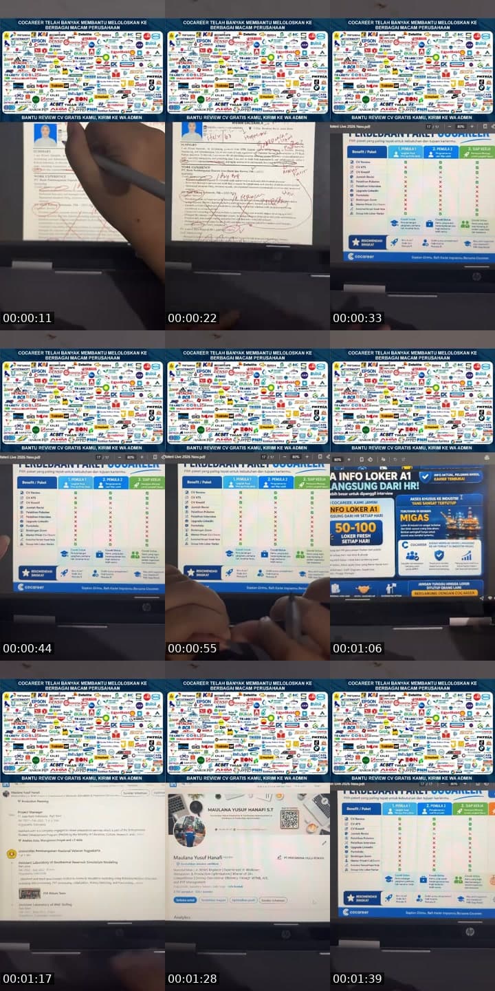 @cocareer.official TikTok live stream