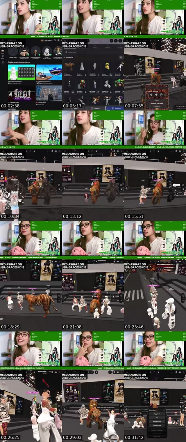 @yj_grace TikTok live