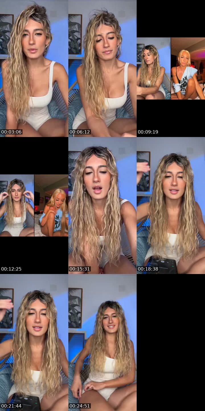 @luxxlaurax TikTok live stream