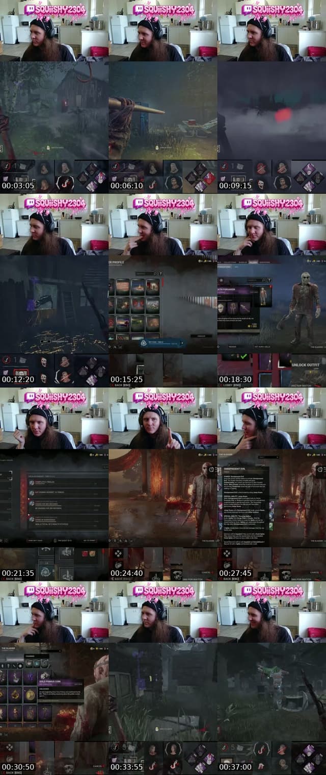 TikTok live: Time to Die by Daylight by @squiishy2304