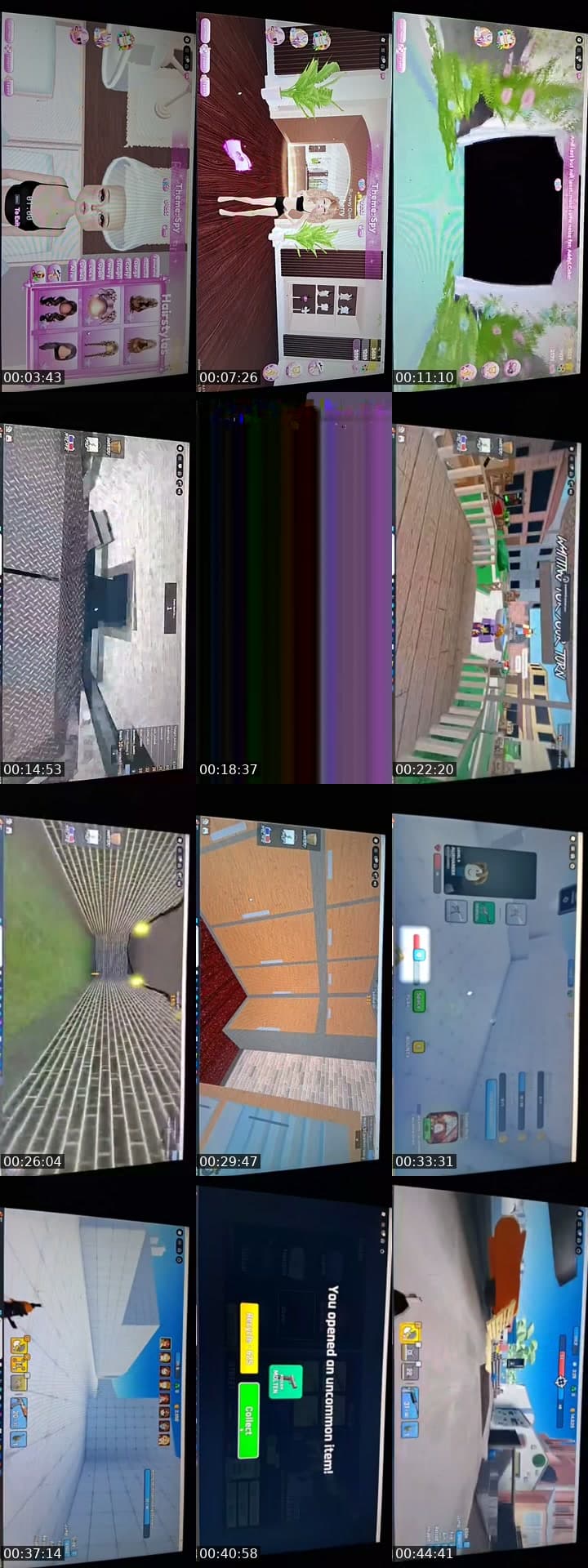 Playing roblox