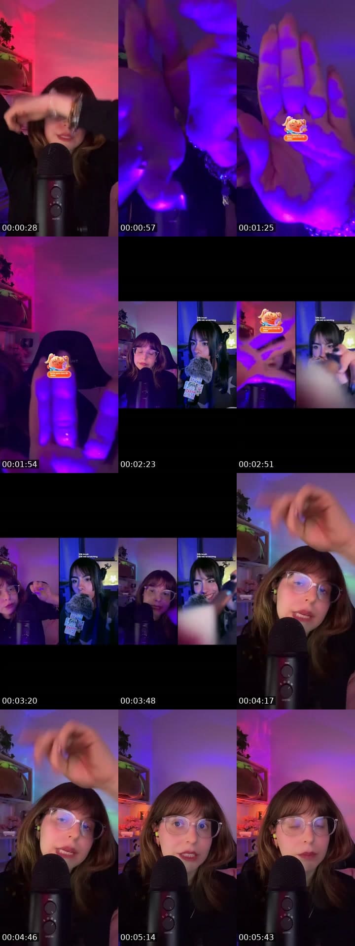 @amandatinglesasmr TikTok live stream