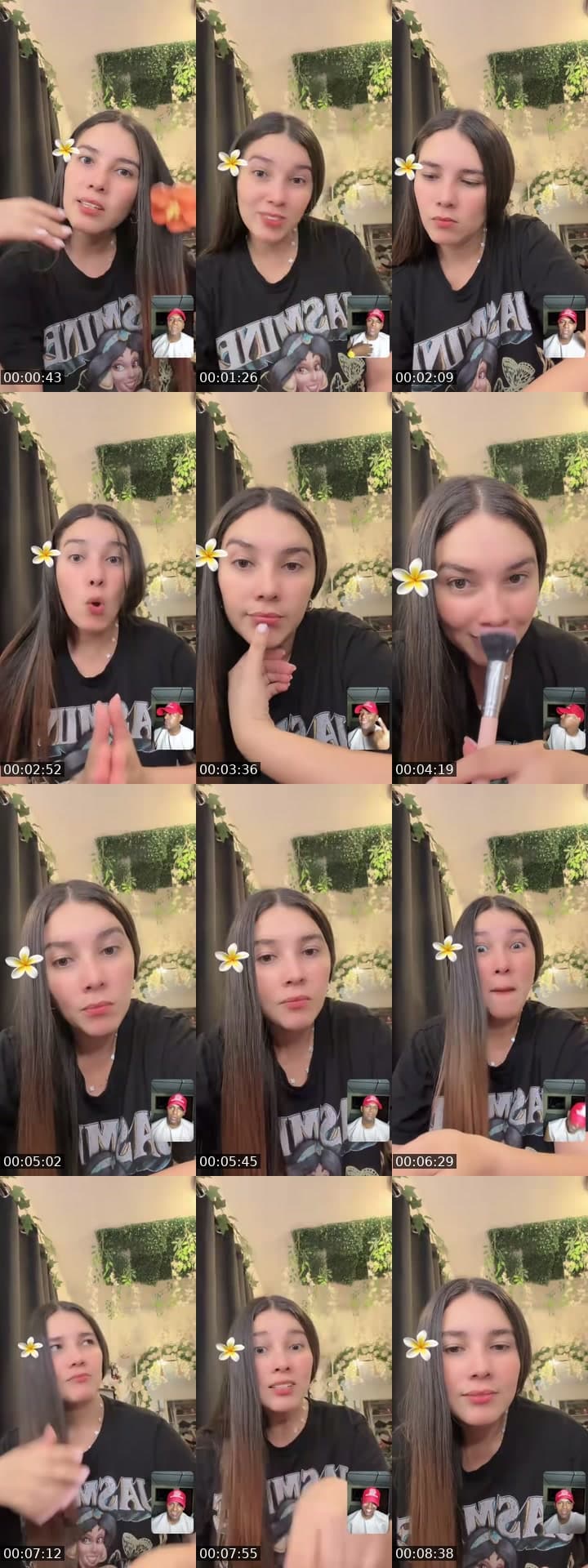 Comiendo y Saludando
