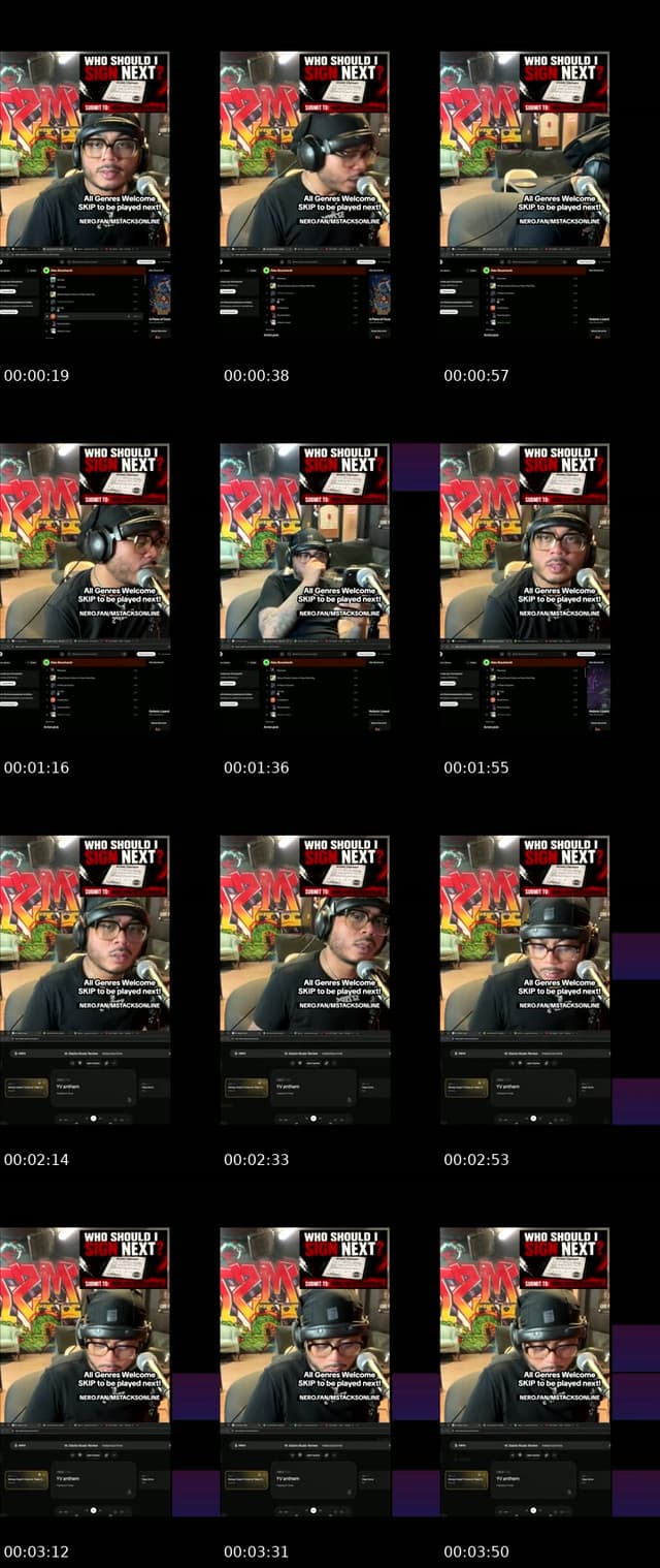 TikTok live: Who should I sign next??? by @mstacksonline