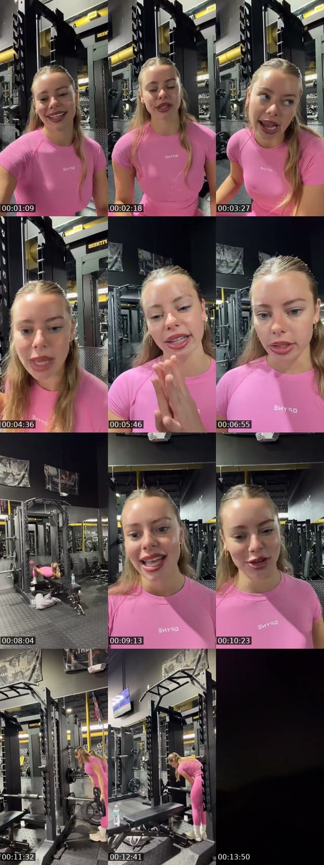 TikTok live: Birthday workout 🖤✨ by @kristastevens
