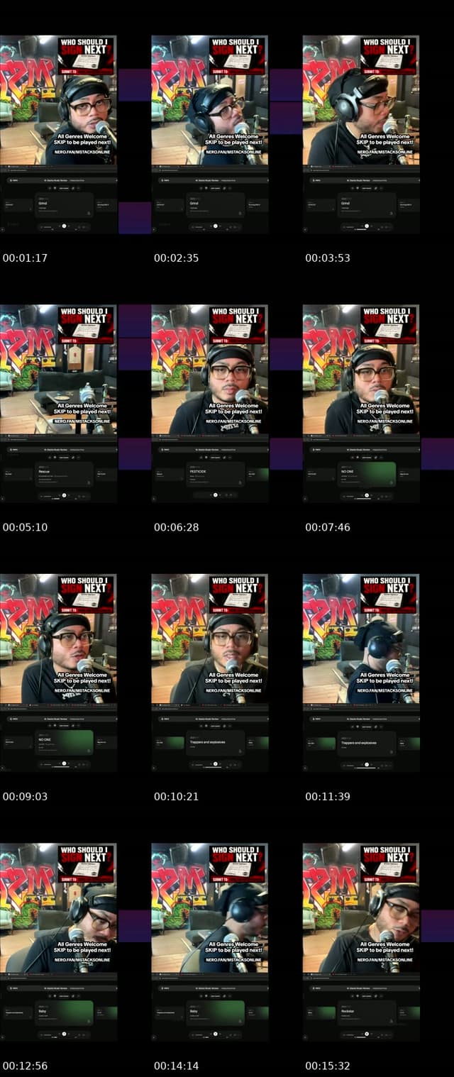 TikTok live: Who should I sign next??? by @mstacksonline