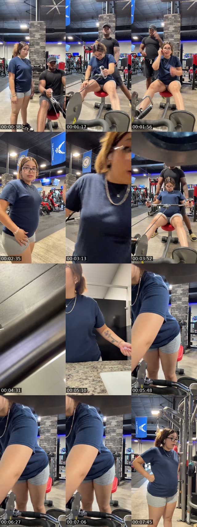 TikTok live: Getting clapped at the gym by @alys2hot4u