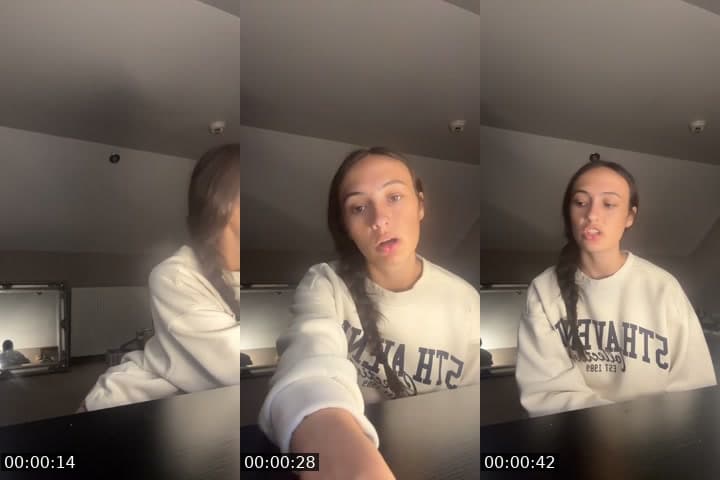 @maddiedobson._ TikTok live stream