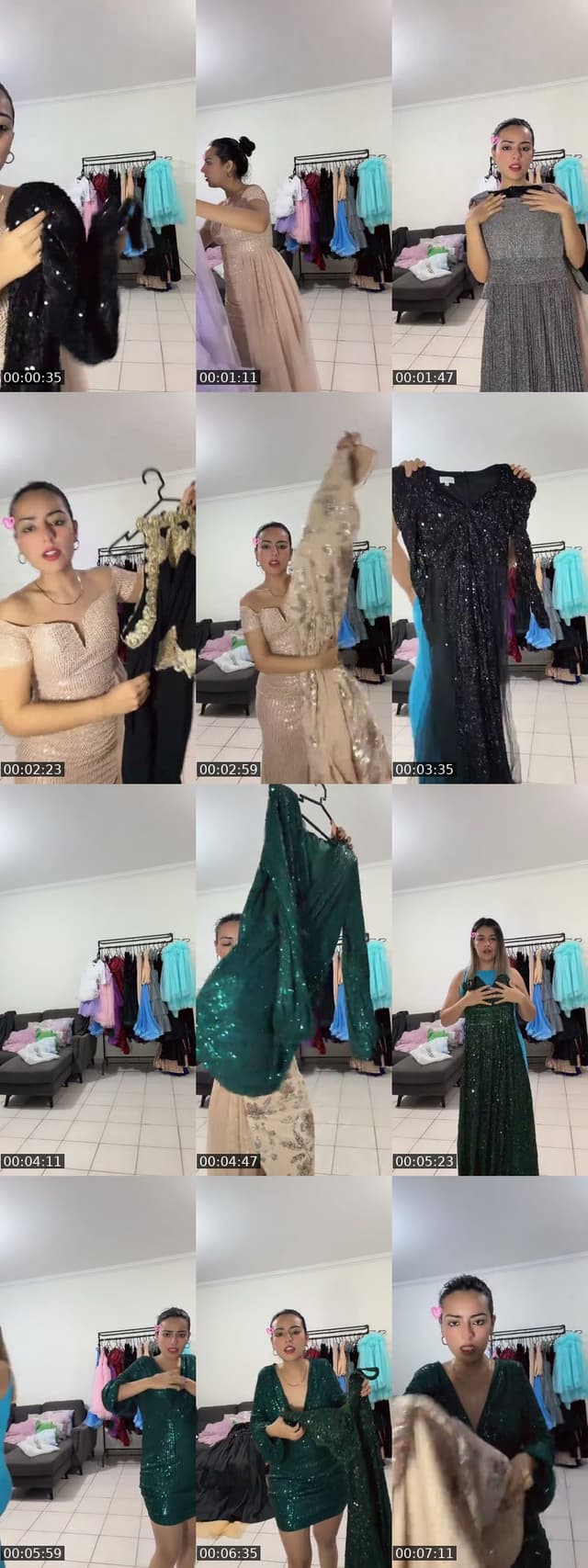 TikTok live: Vestidos de fiesta by @carli.galvis