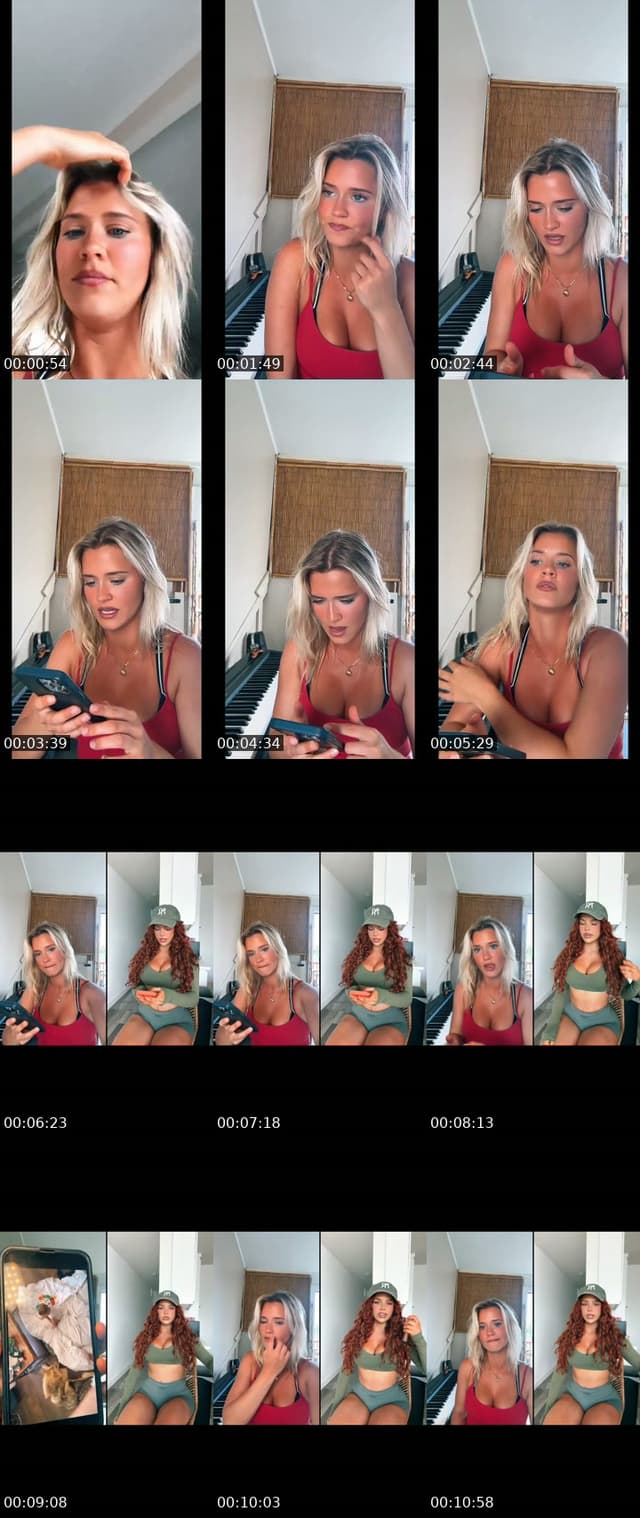TikTok live: Post workout cookin by @lizzie25k
