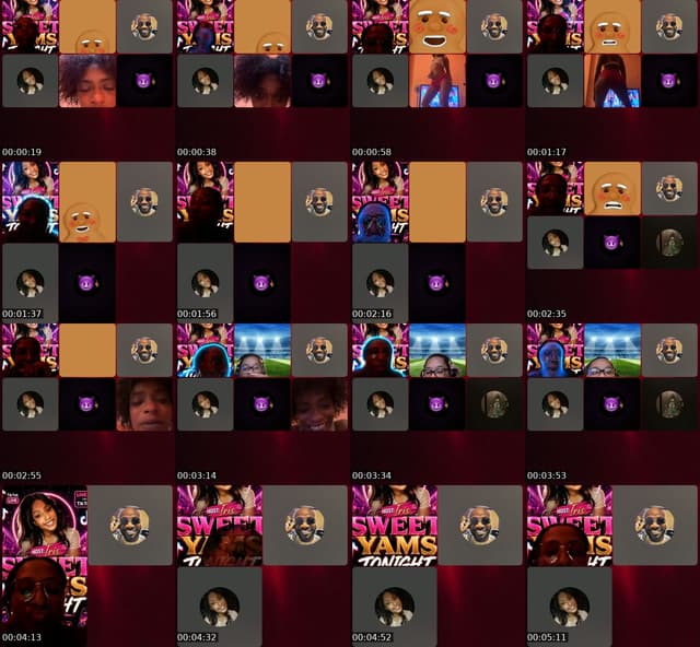 TikTok live: sweet yams night by @irisbu49