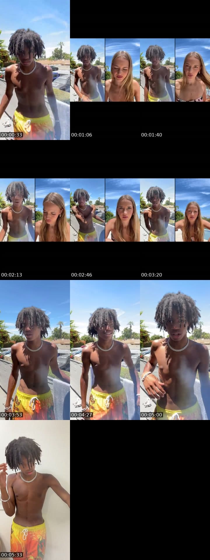JUMPING IN THE POOL