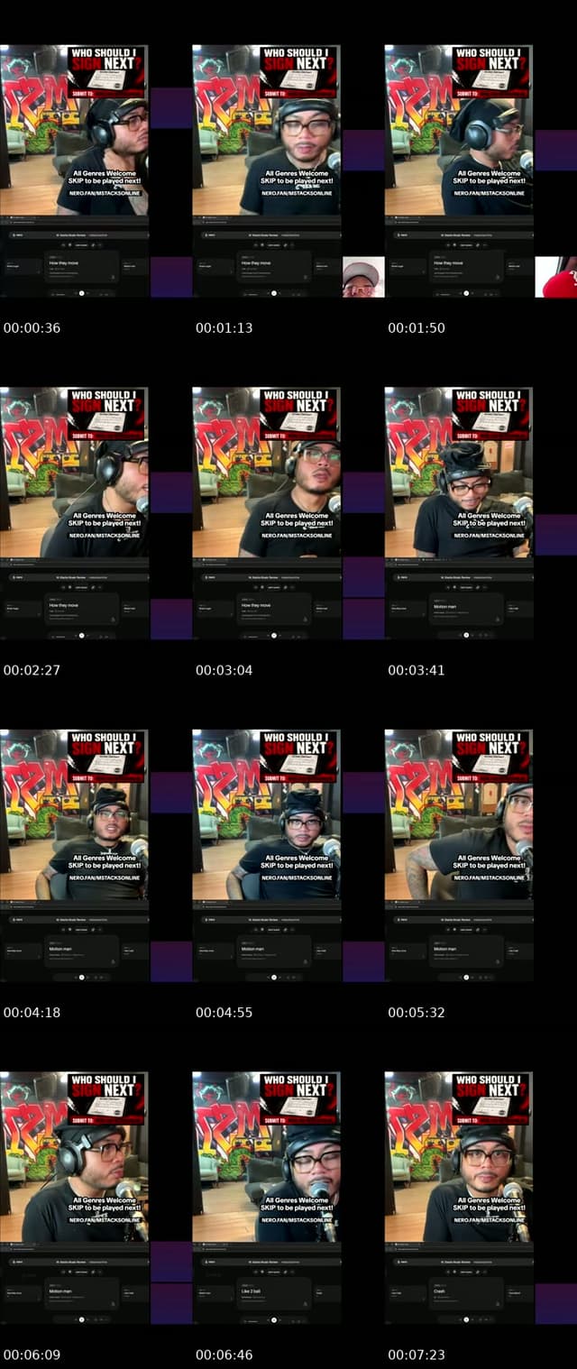 TikTok live: Who should I sign next??? by @mstacksonline