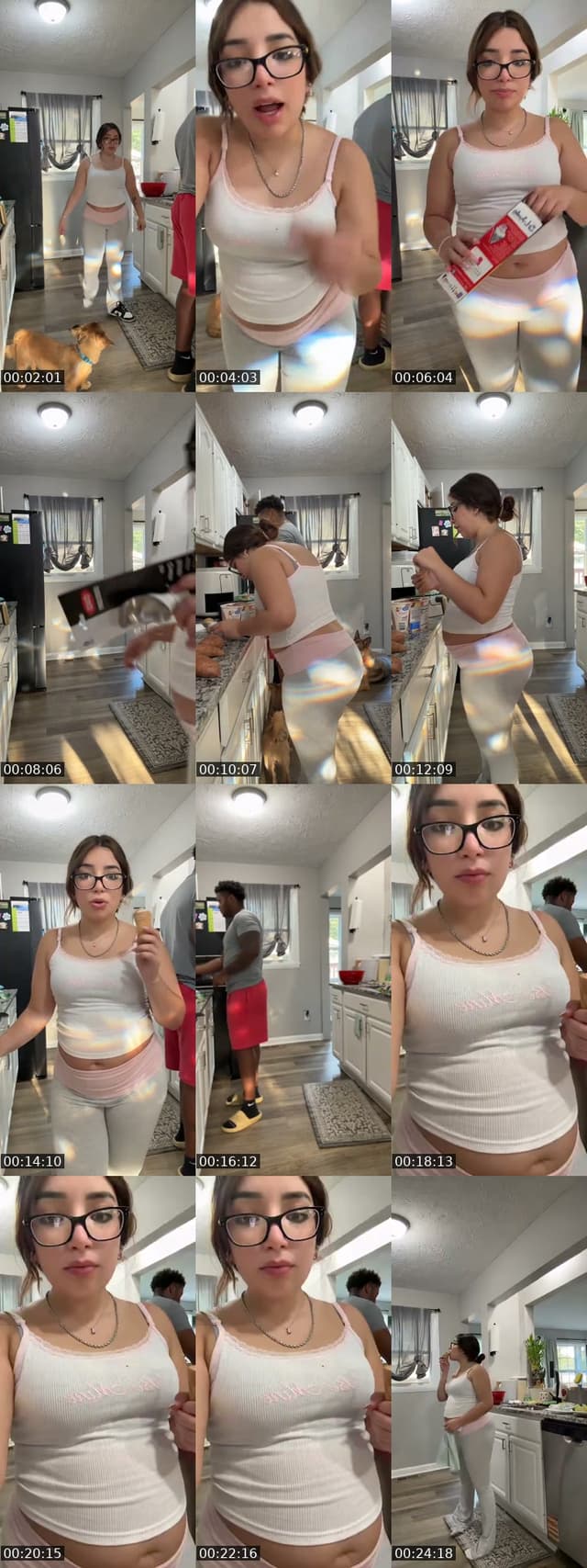 Getting clapped in the kitchen - @alys2hot4u