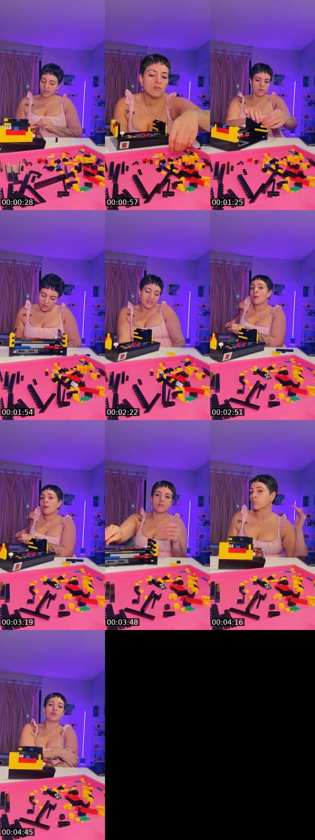TikTok live: Lego time ✨💕 by @citygirlsuplmao