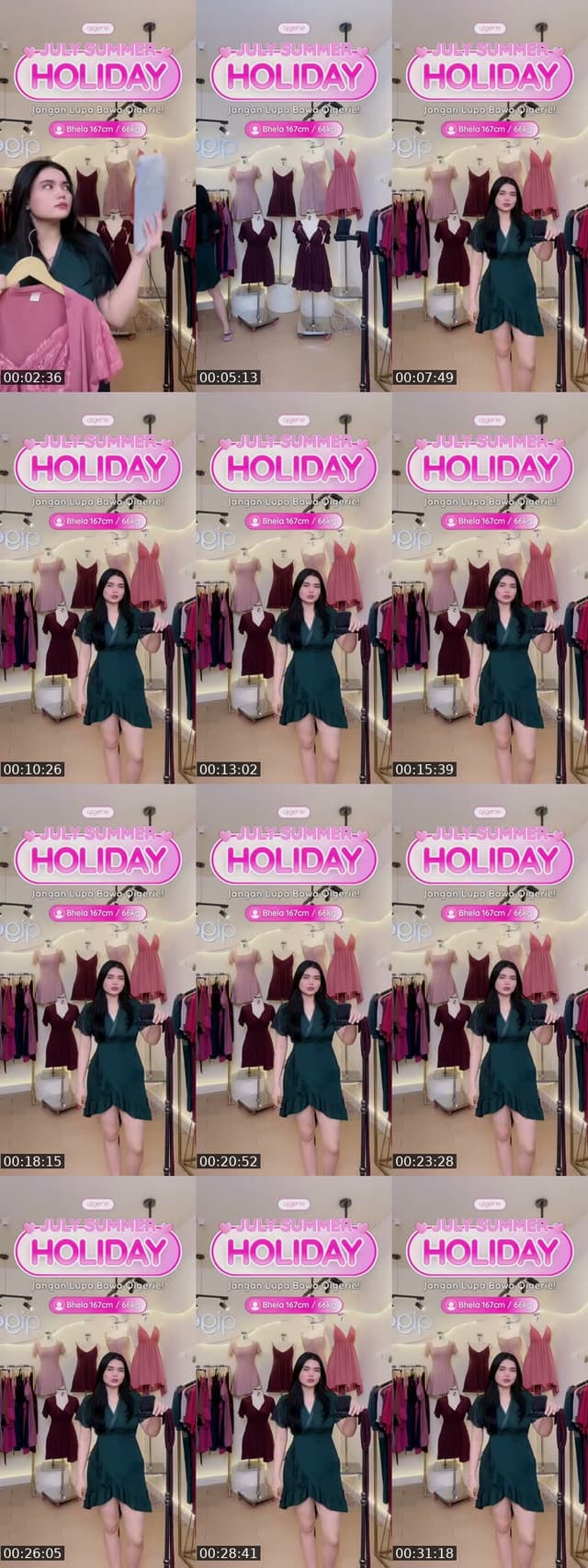TikTok live: DISKON WEEKEND🔥 by @qigerie