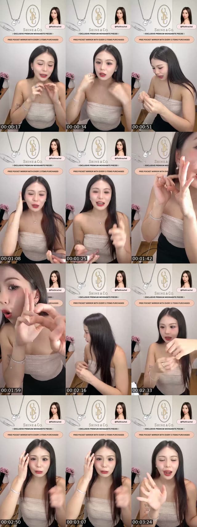 TikTok live: Shine & Co X @ffaithrachel by @ffaithrachel