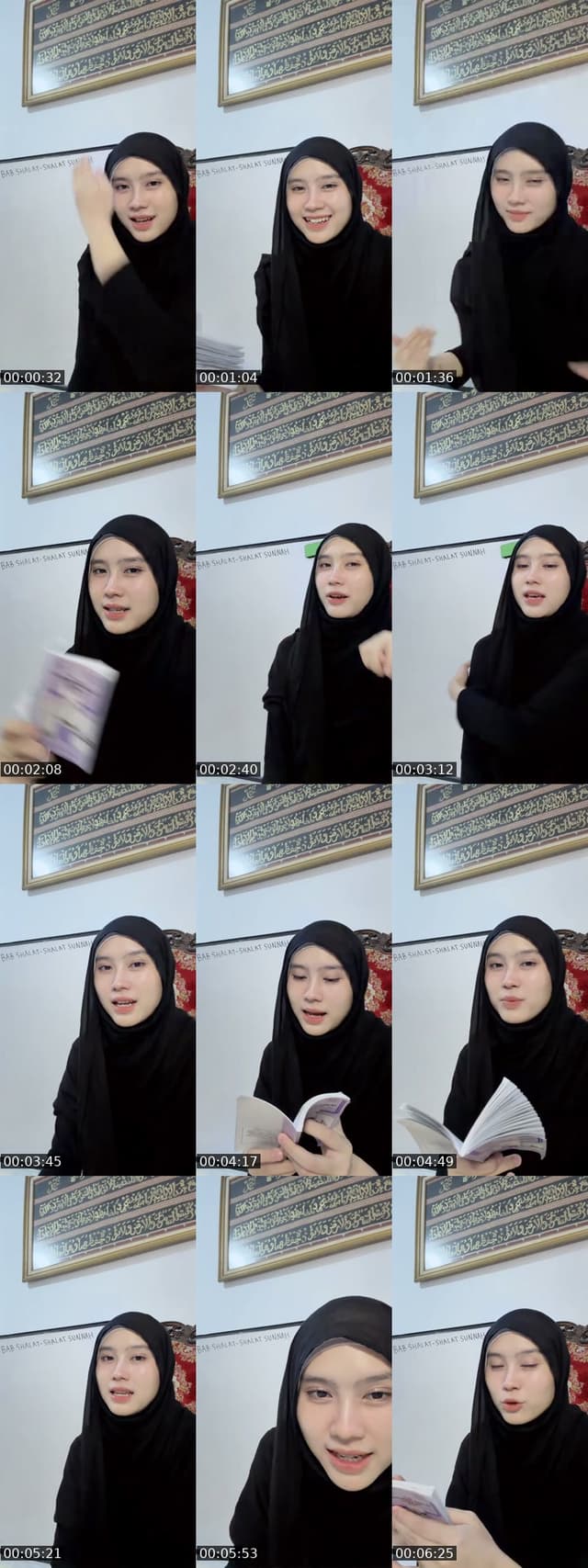 TikTok live: Bedah Buku Tuntunan Shalat🖤 by @itsbutterfai