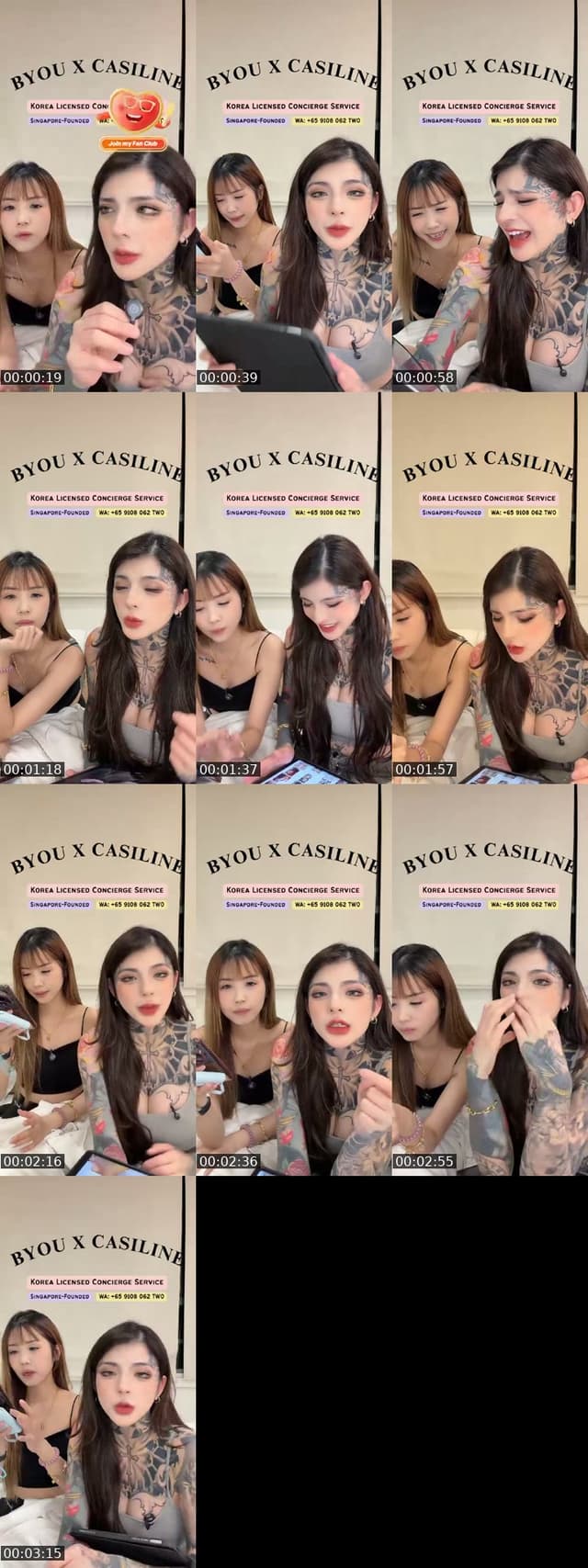 @casiline_tattooinks TikTok live