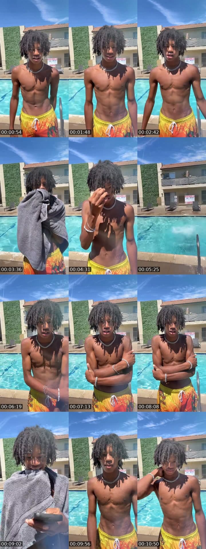JUMPING IN THE POOL