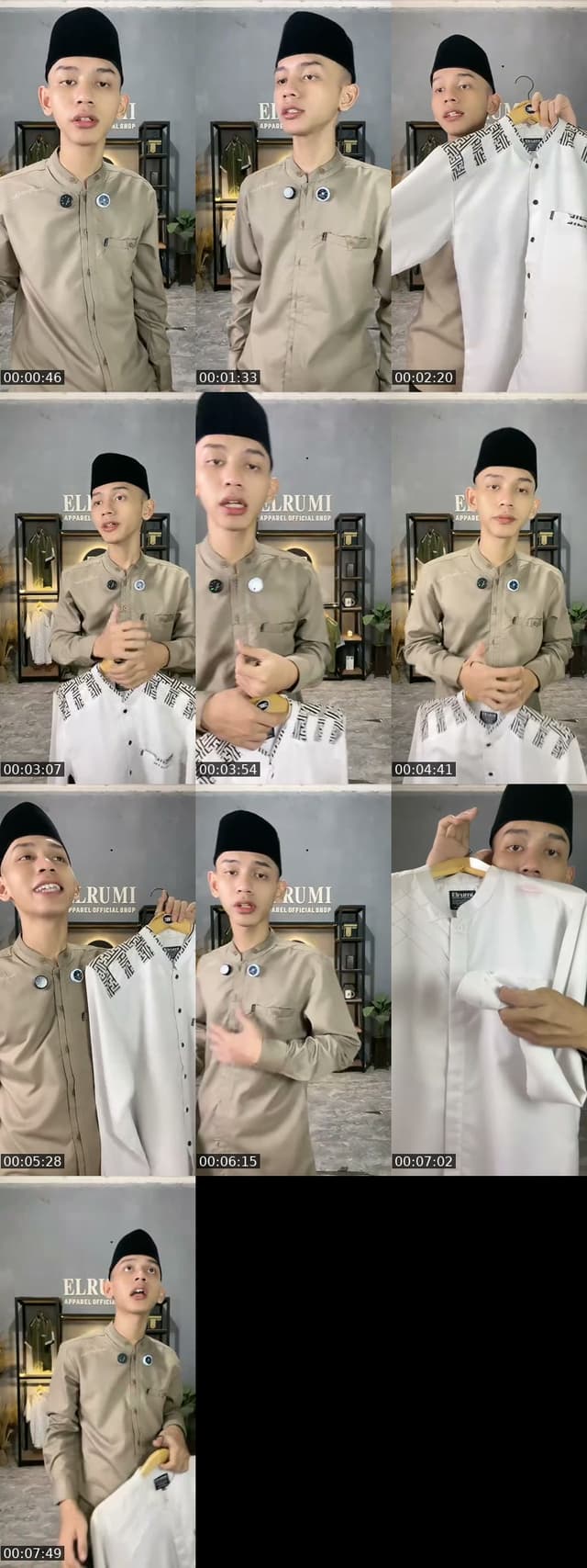 TikTok live: Promo baju koko pria by @elrumi_apparel_official