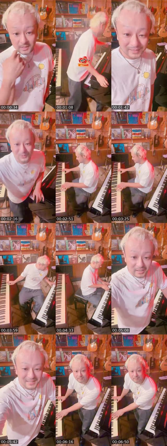 TikTok live: お知らせとピアノ🎹 by @pj_hayato