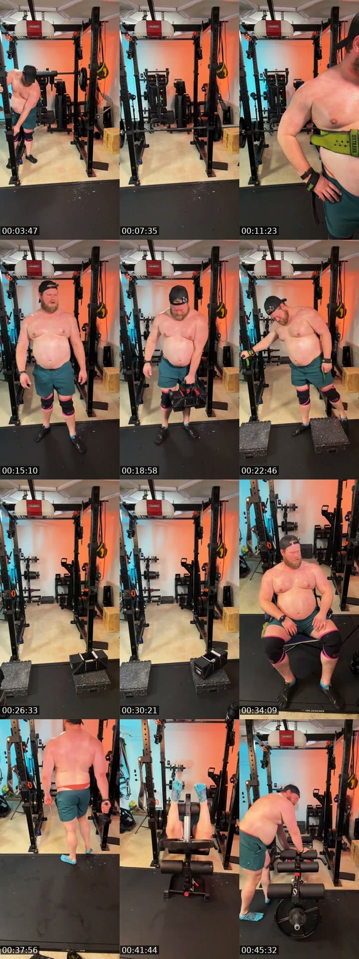 Squats with dad