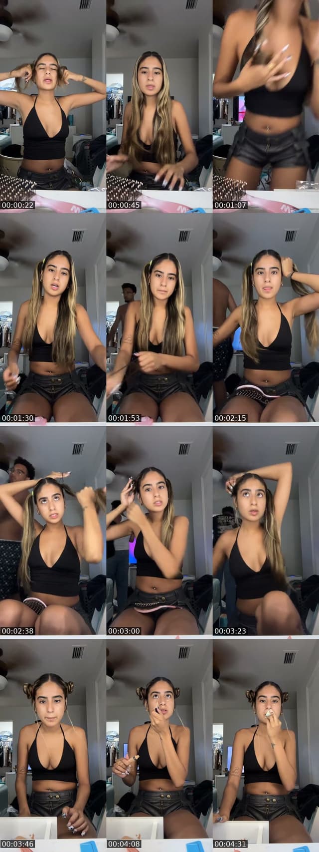 TikTok live: OF dropped 🙈🩵 by @jazz.alvarezz
