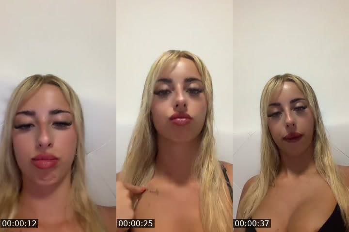 @luciapelaeez TikTok live stream