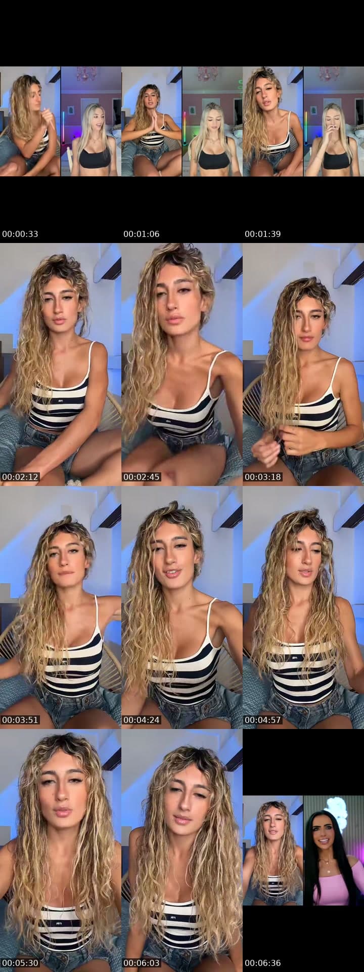 @luxxlaurax TikTok live stream