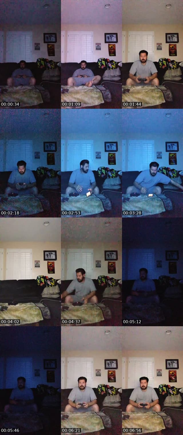 TikTok live: Marvel Rivas on projector by @vikingfootgod
