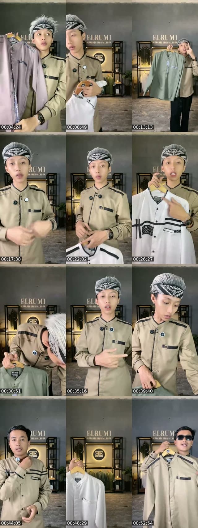 TikTok live: Promo baju koko pria by @elrumi_apparel_official
