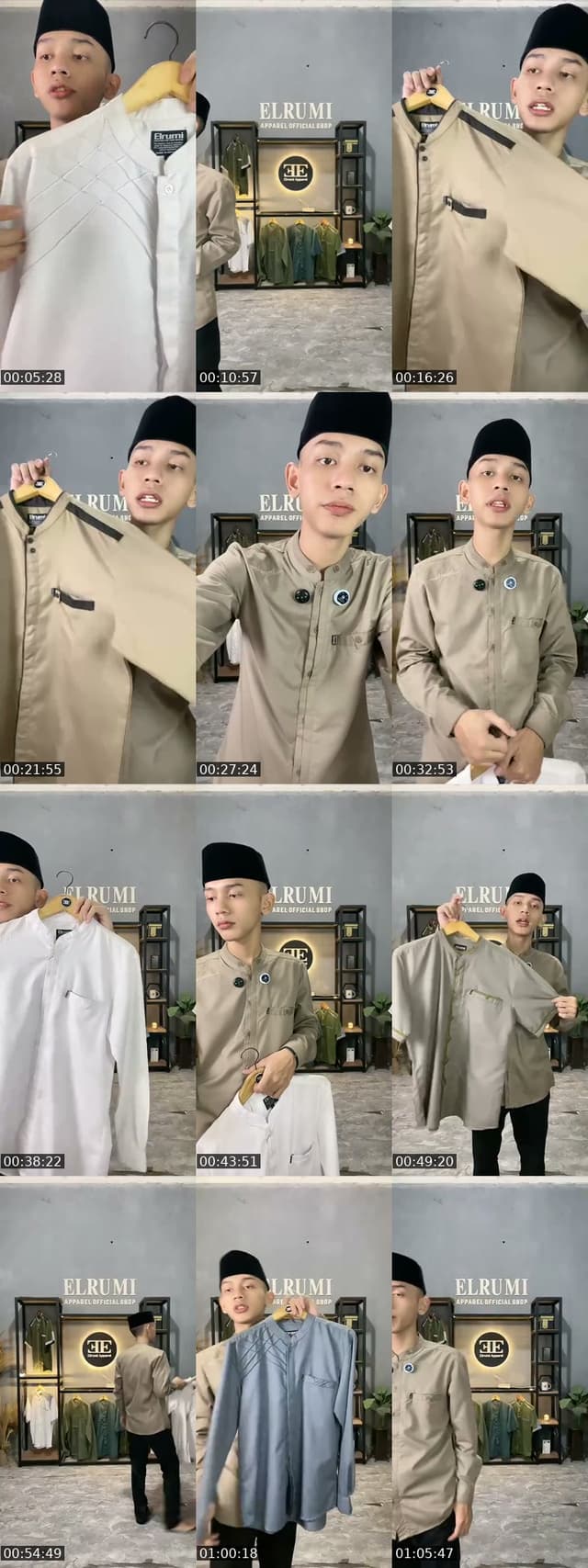 TikTok live: Promo baju koko pria by @elrumi_apparel_official