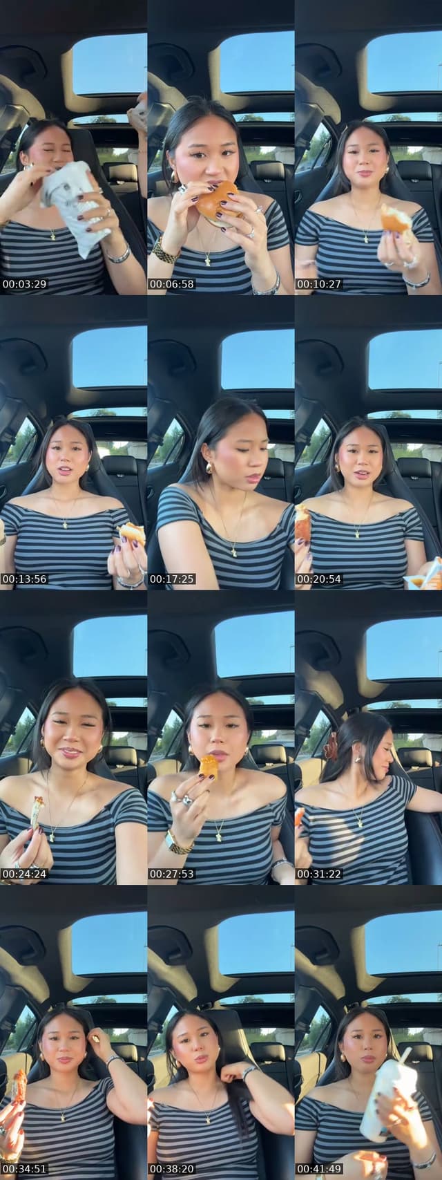 TikTok live: mukbang🍔🍔 by @notcarmentran