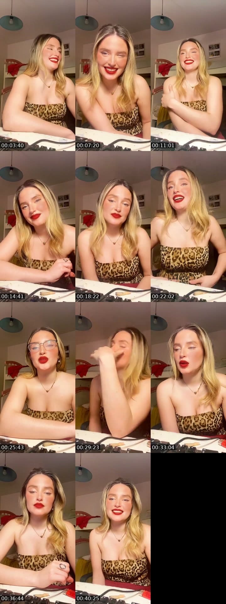 @milenafabb TikTok live stream