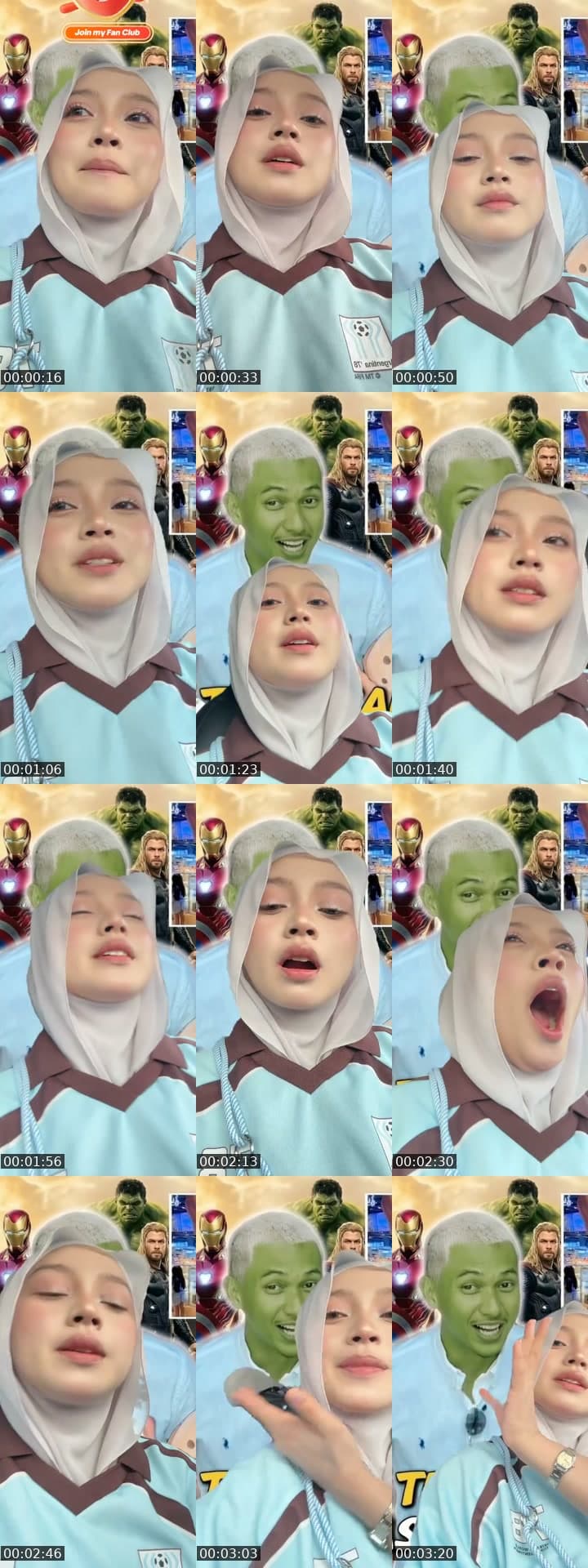 @c.hzrina TikTok live stream