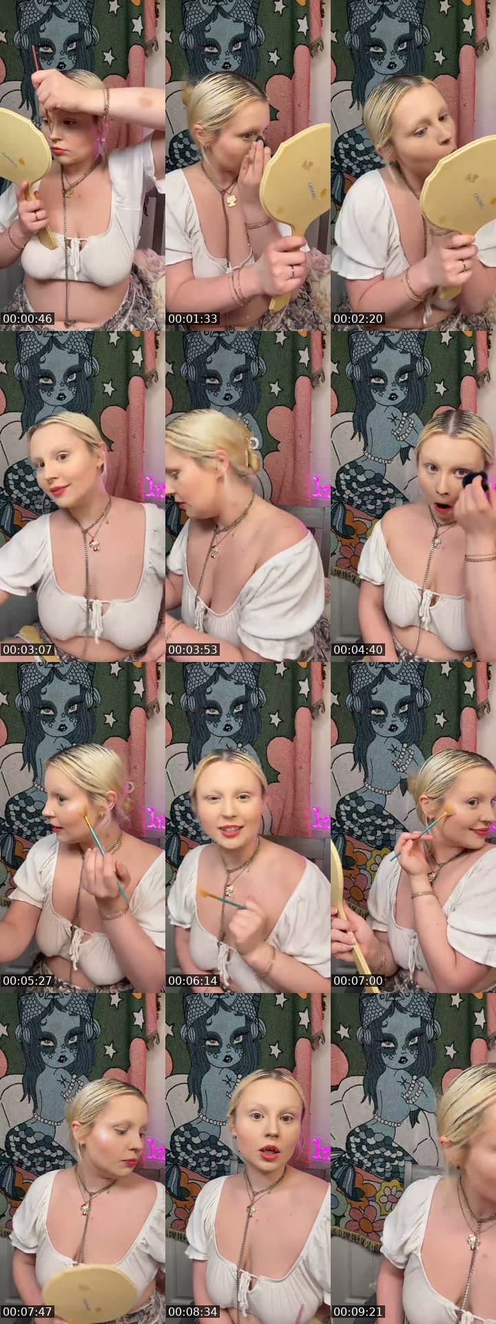 wig  makeup grwm 🪩💋