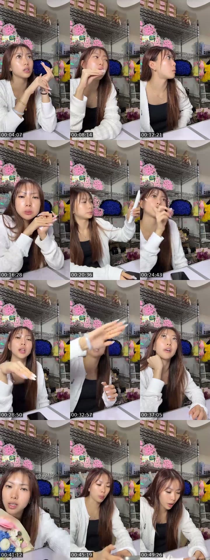@flowershopsg TikTok live stream