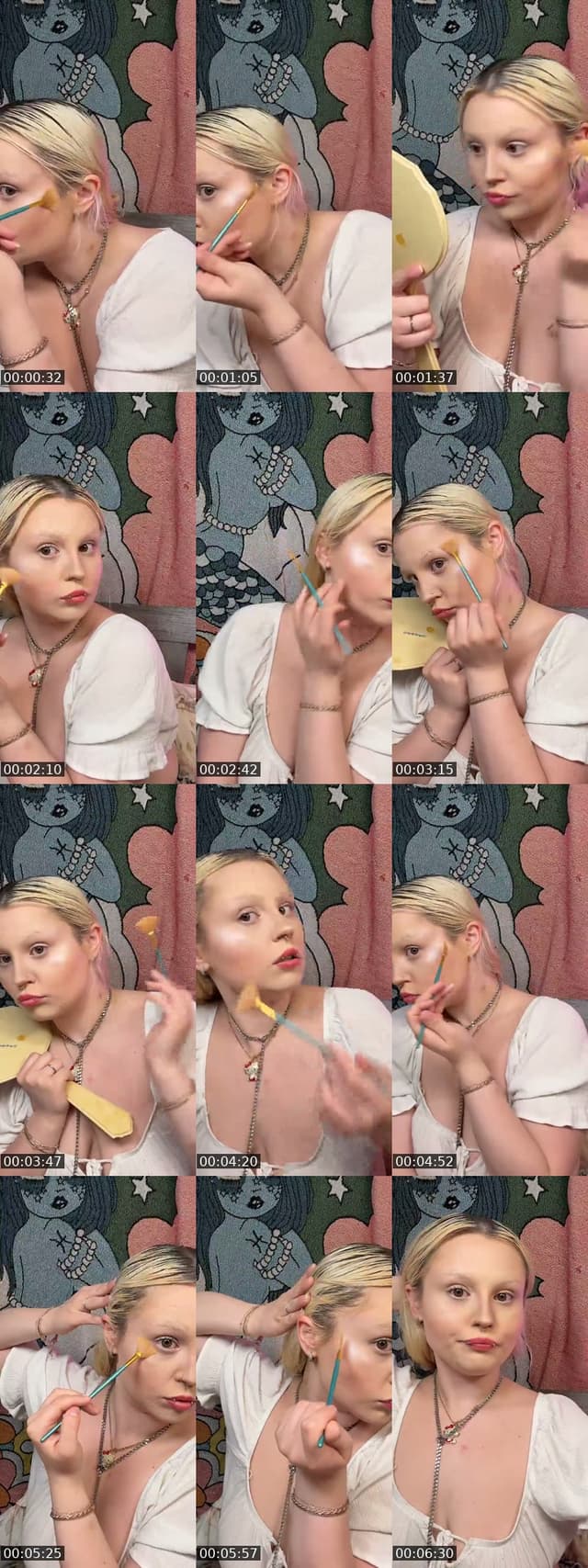 wig  makeup grwm 🪩💋 - @luckylucylu777