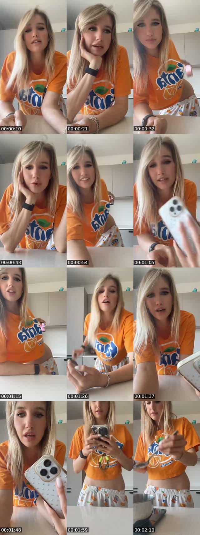 @alinaxblonde TikTok live