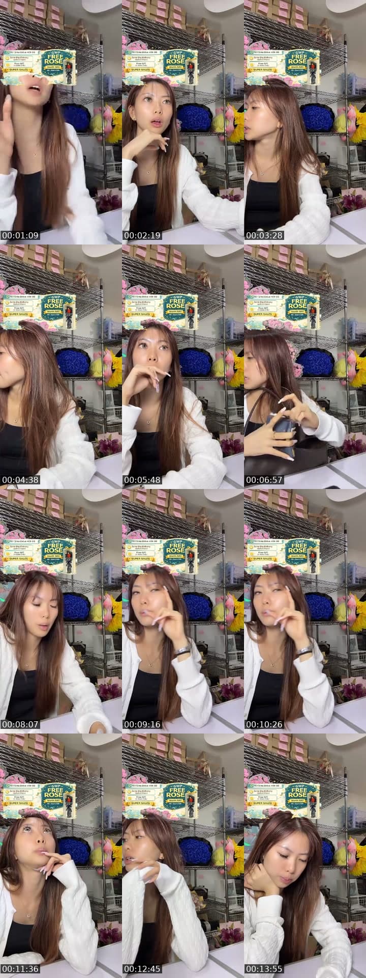 @flowershopsg TikTok live stream