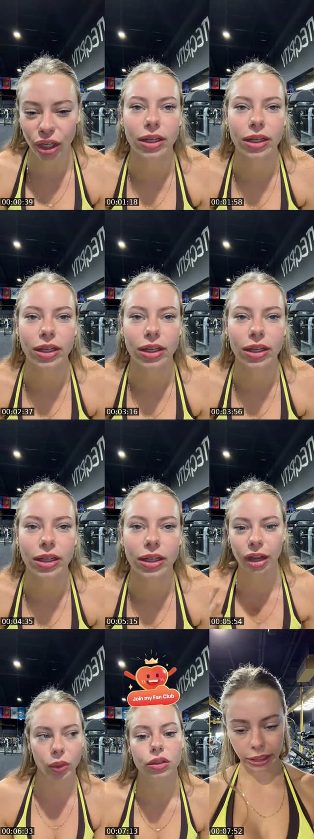 TikTok live: Birthday workout 🖤✨ by @kristastevens