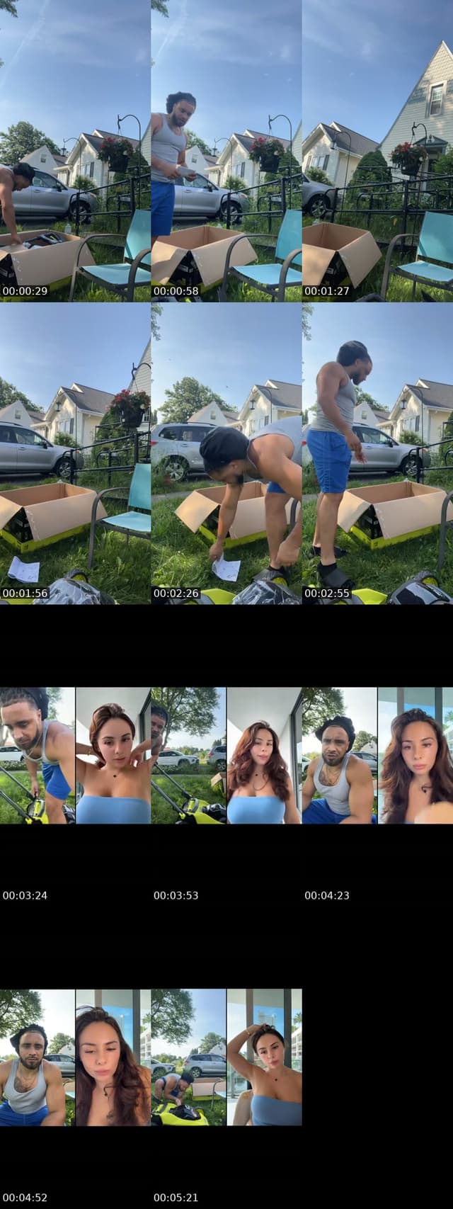 TikTok live: Morning yard work by @mor4u_heem